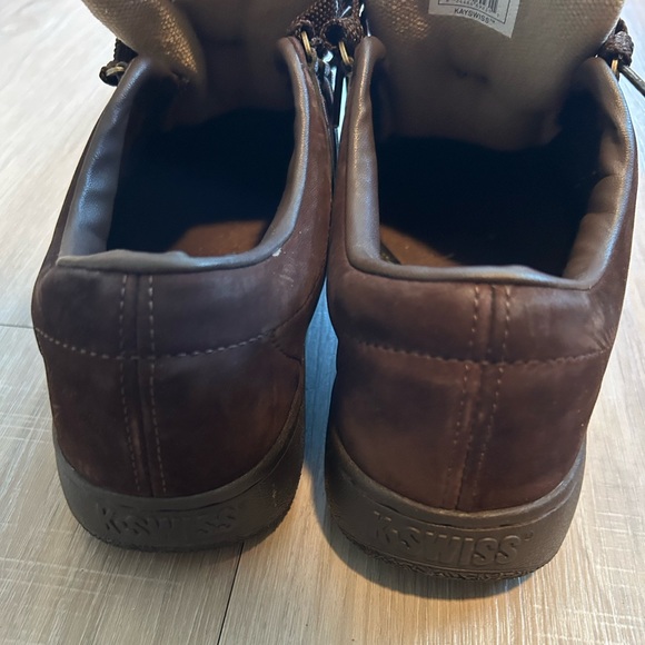 Men's K-Swiss Brown Suede Sneakers, Size 9 - Picture 8 of 10